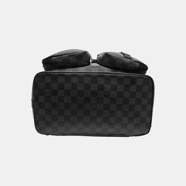 UTILITY Damier Graphite Coated Canvas Gray