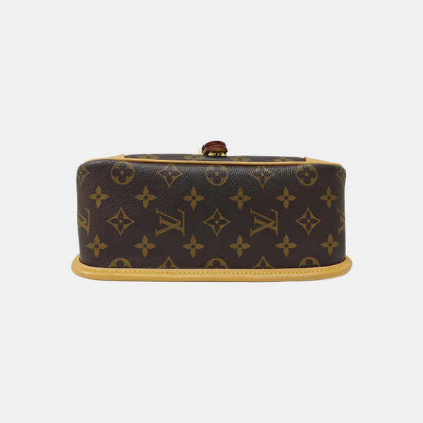 DIANE Monogram Coated Canvas Brown