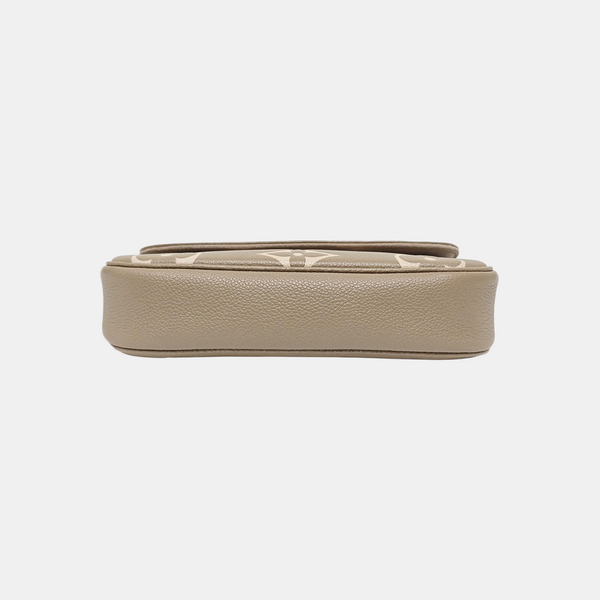 IVY Monogram Calfskin Gray