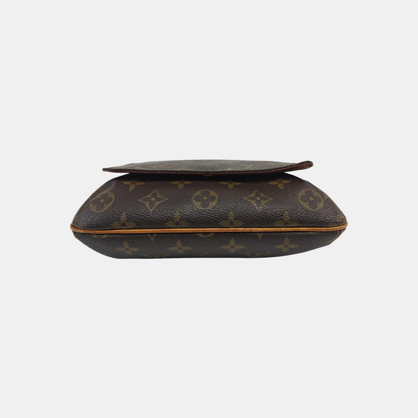 MUSETTE TANGO PM Monogram Coated Canvas Brown