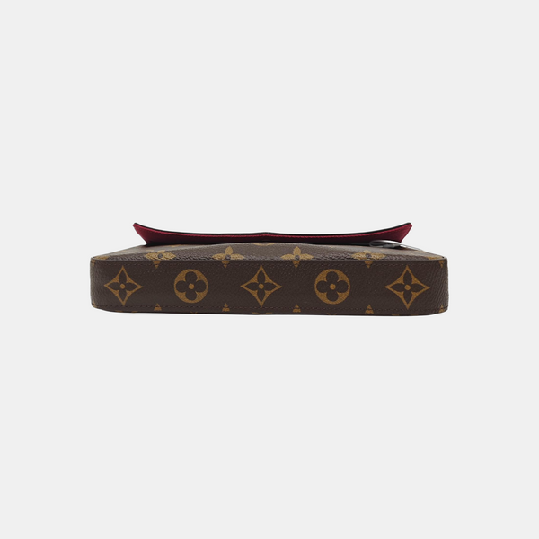FÉLICIE Monogram Coated Canvas Brown