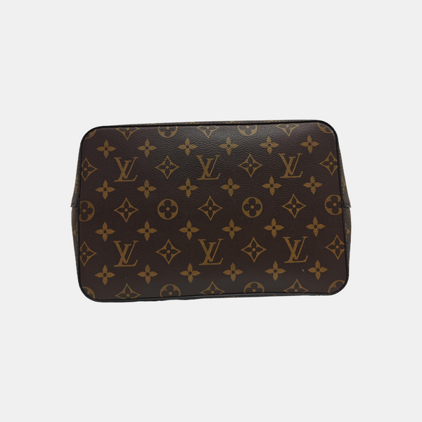 NÉONOÉ MM Monogram Coated Canvas Brown