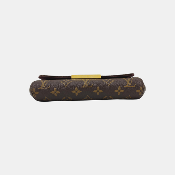 FAVORITE PM Monogram Coated Canvas Brown
