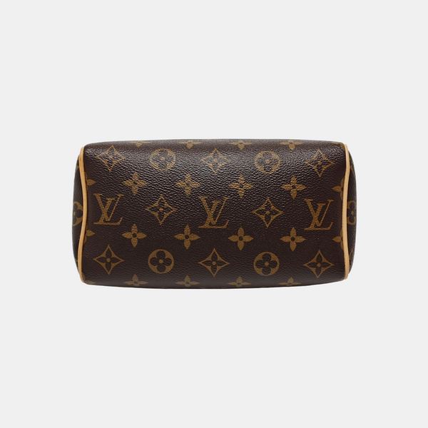 SPEEDY 20 Monogram Coated Canvas Brown