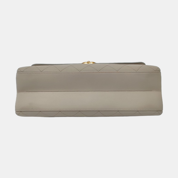 Quilted Lambskin White