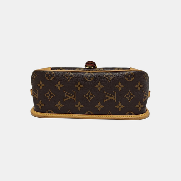 DIANE Monogram Coated Canvas Brown