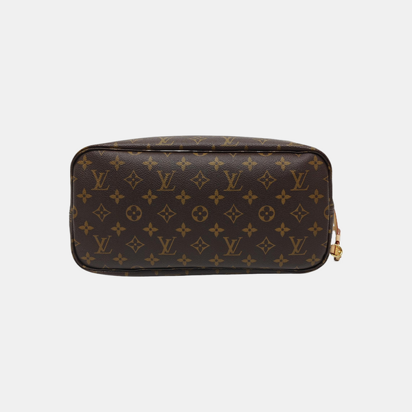 NEVERFULL MM Monogram Coated Canvas Brown