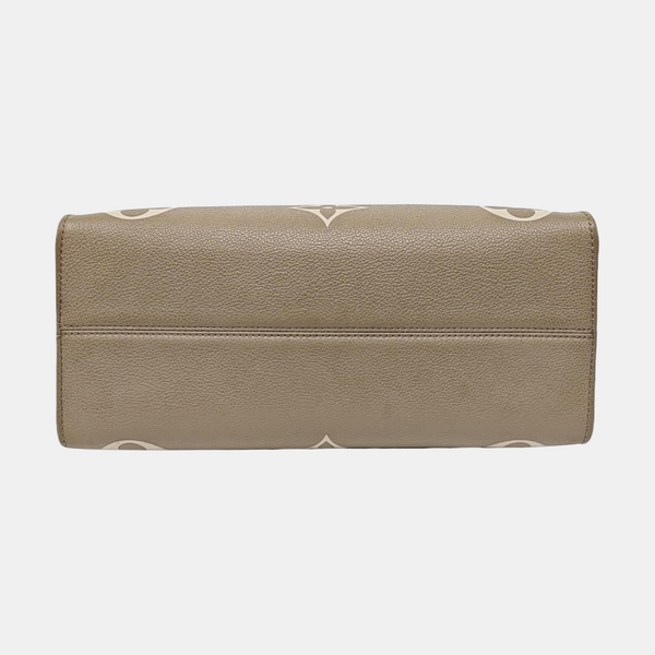 ONTHEGO MM Monogram Calfskin Gray