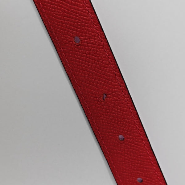 Leather Belt Red