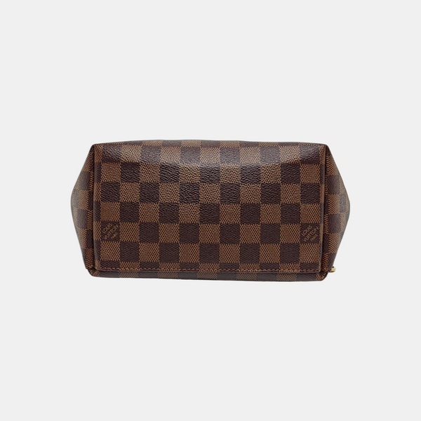 CLAPTON Damier Ebene Coated Canvas Brown