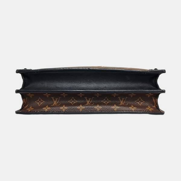 TRUNK Monogram Coated Canvas Brown