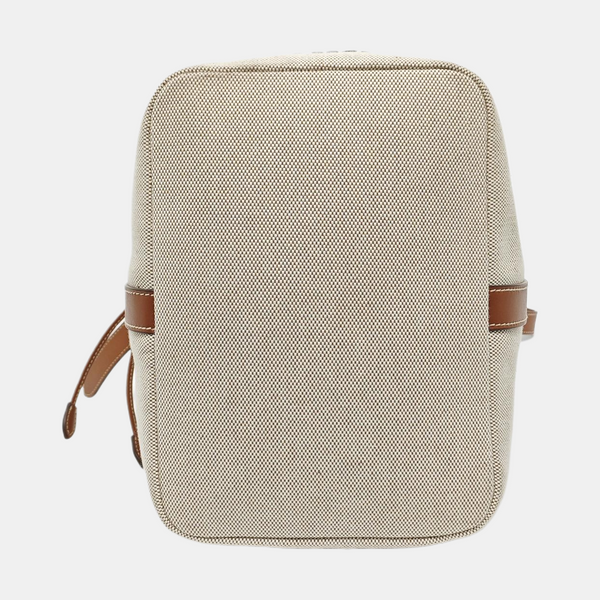 Canvas Bucket Bag Beige