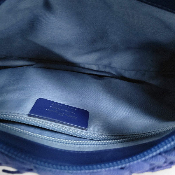 Clasp Hobo Fabric Blue