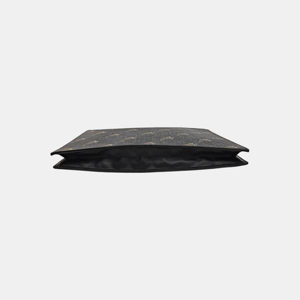 GG Supreme Monogram Coated Canvas Black