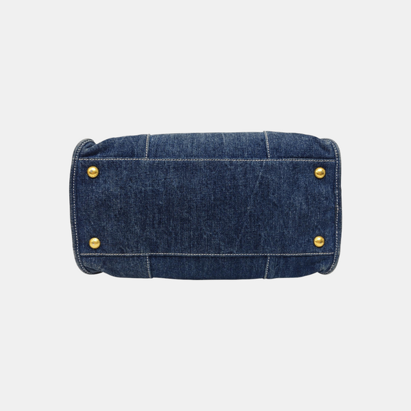 Denim Tote Bag Blue