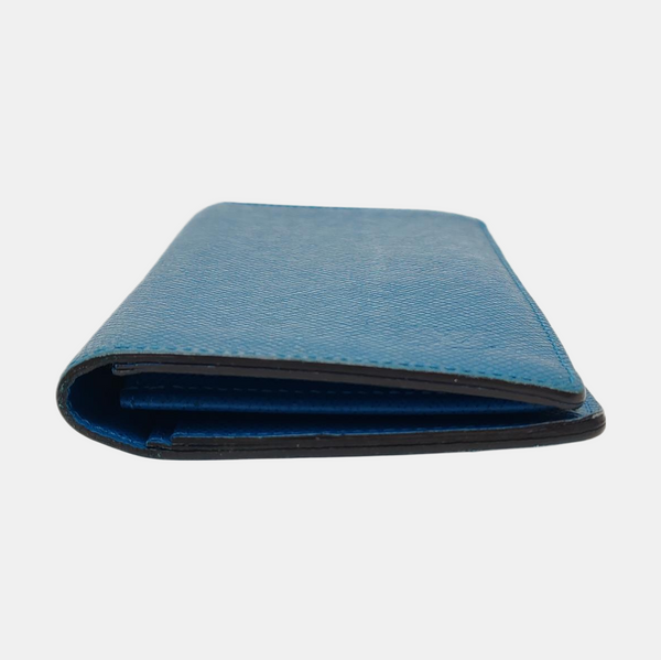 BRAZZA Calfskin Blue Wallet