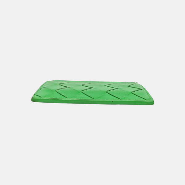 Lambskin Card Holder Green