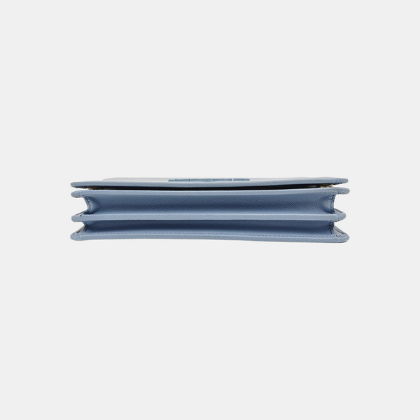 Calfskin Shoulder Bag Blue