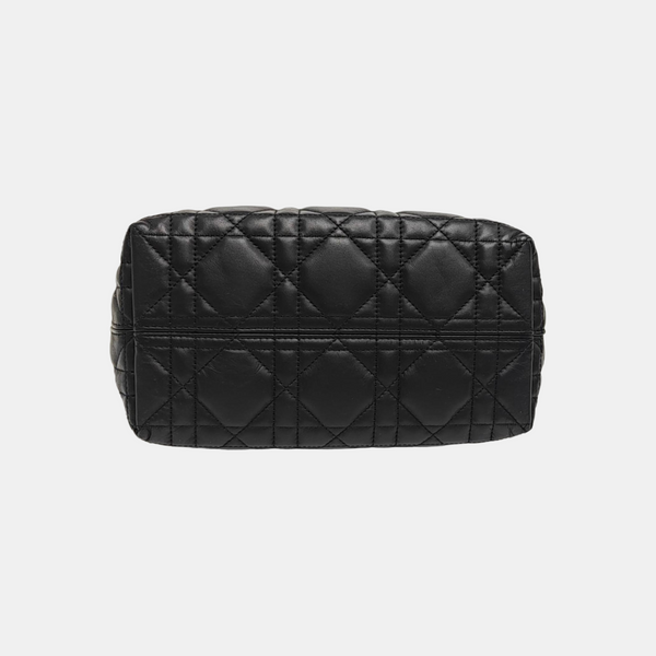 Toujours Small Cannage Calfskin Black