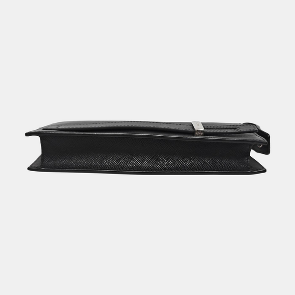 Leather Clutch Black