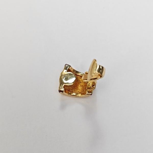 Metal Gold Clip On Earrings