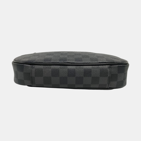 AMBLER Damier Graphite Coated Canvas Black