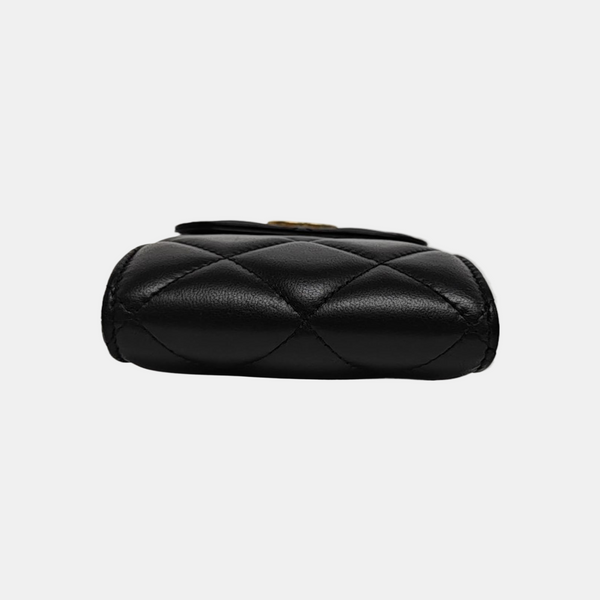 Quilted Lambskin Black