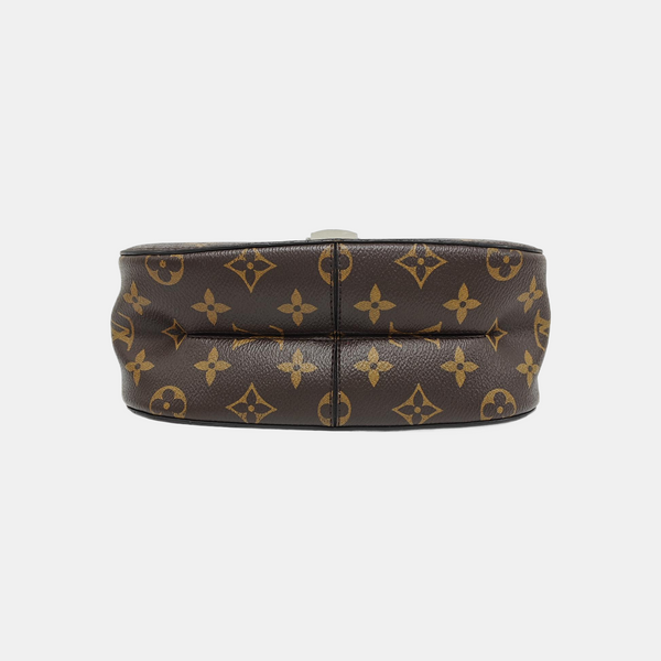 CHAIN IT PM Monogram Coated Canvas Black