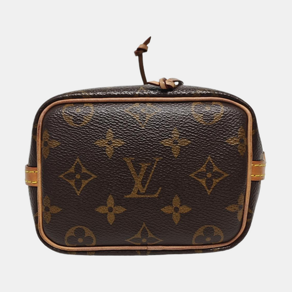 NÉONOÉ Nano Monogram Coated Canvas Brown