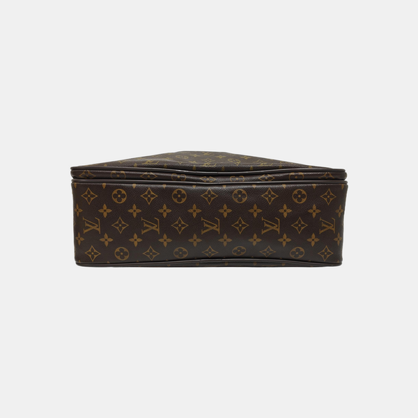 ICARE Monogram Coated Canvas Brown