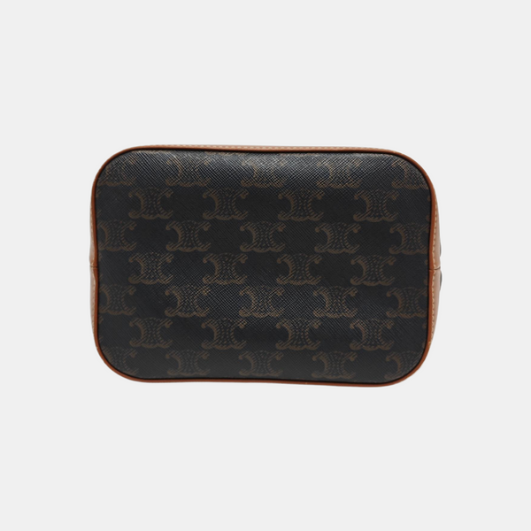TRIOMPHE CANVAS Small Coated Canvas Brown
