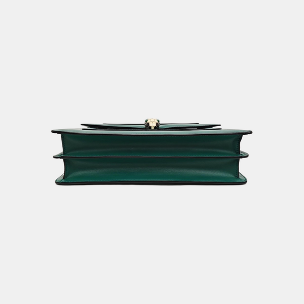 SERPENTI FOREVER Medium Calfskin Green