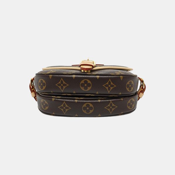 SAUMUR BB Monogram Coated Canvas Brown