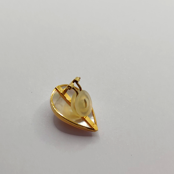 18k Gold Clip On Earrings