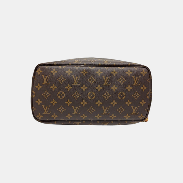 NEVERFULL MM Monogram Coated Canvas Brown