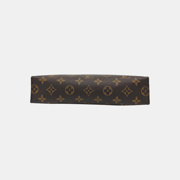 TOILET POCKET 26 Monogram Coated Canvas Brown