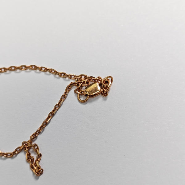 Pop H Metal Rose Gold Necklace