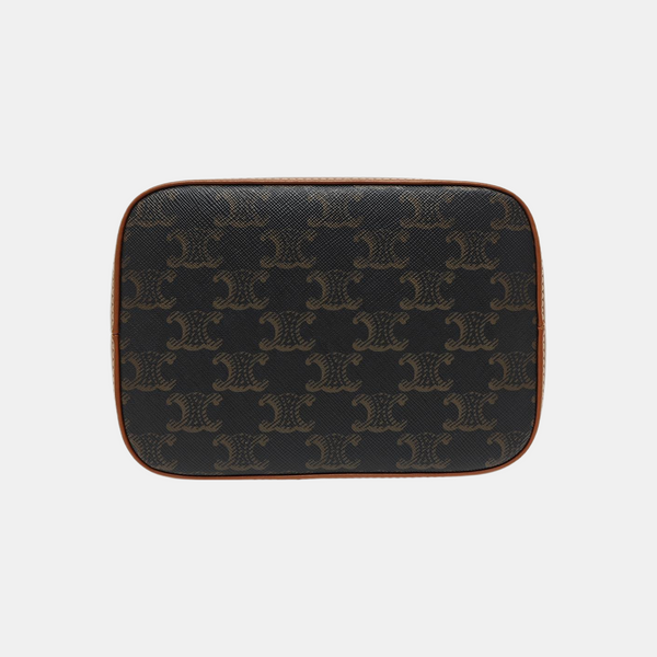 TRIOMPHE CANVAS Small Coated Canvas Brown