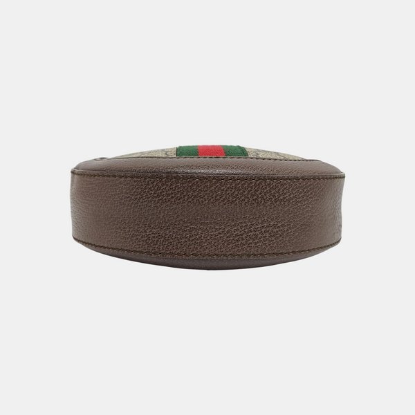 Ophidia Mini Monogram Coated Canvas Beige
