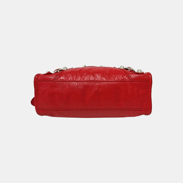 Authenticated pre-owned Classic City Mini Lambskin Red - Shoulder Bag at Looply