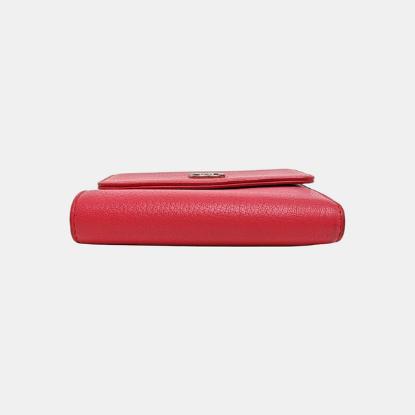 Calfskin Wallet Red