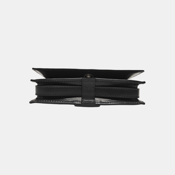 Calfskin Shoulder Bag Black