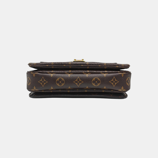 MÉTIS MM Monogram Coated Canvas Brown