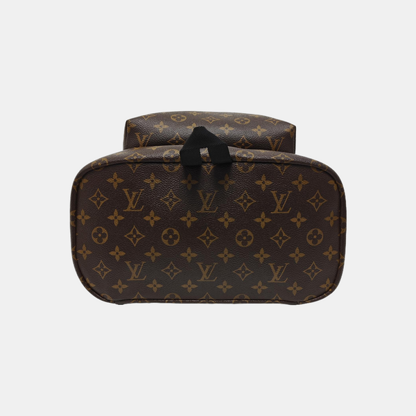 Coated Canvas Backpack Brown