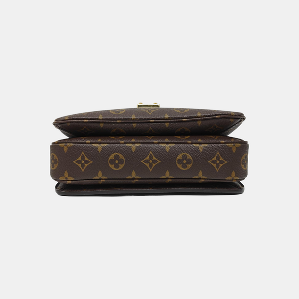 MÉTIS MM Monogram Coated Canvas Brown