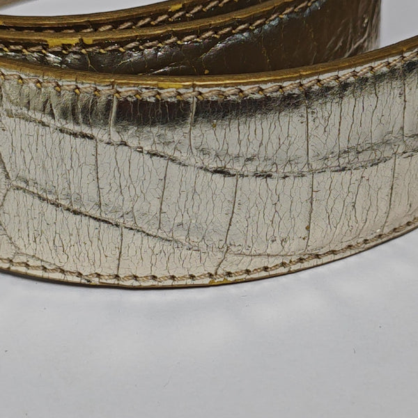 Leather Belt Gold
