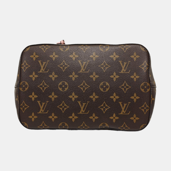 NÉONOÉ MM Monogram Coated Canvas Brown