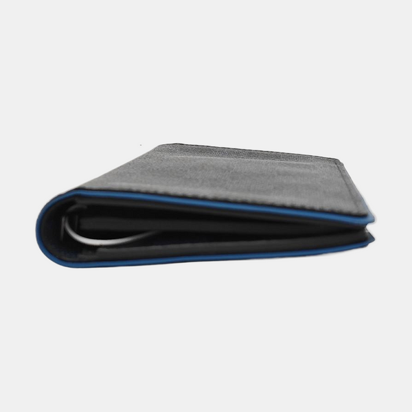 BRAZZA Damier Coated Canvas Blue Wallet