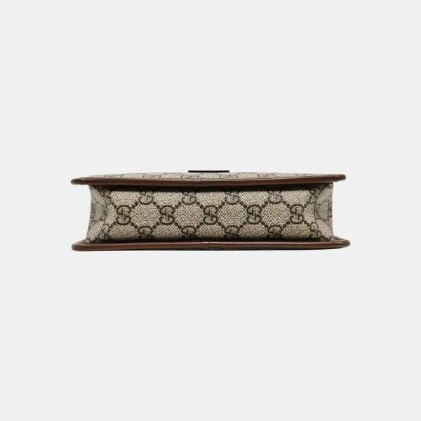 Bree Monogram Coated Canvas Beige