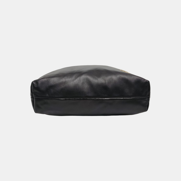 Calfskin Crossbody Bag Black